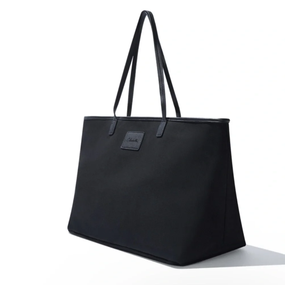 NWOT Cleobella Black Canvas Tote New in Bag - Picture 1 of 7